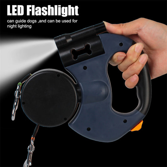 Retractable dual Dog Leash