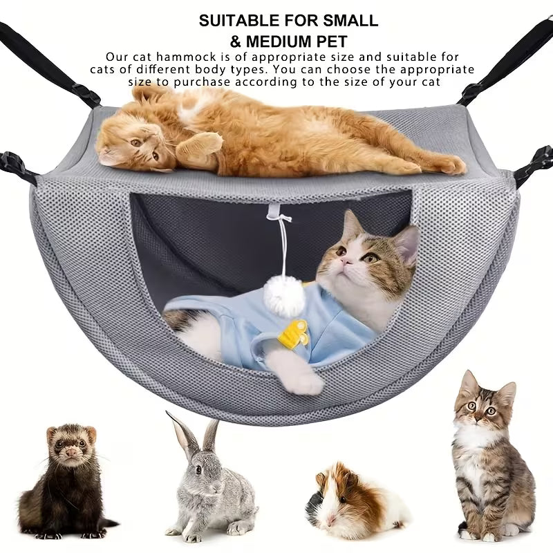 Cat Hammock Mesh Pet Bed