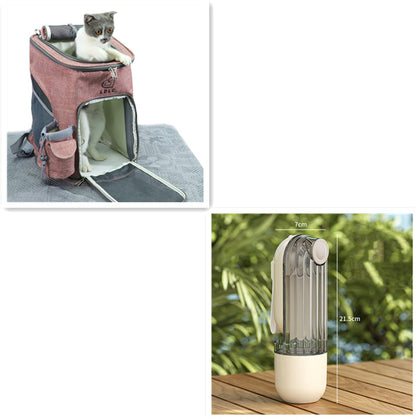 2-in-1 Portable Dog Water Bottle