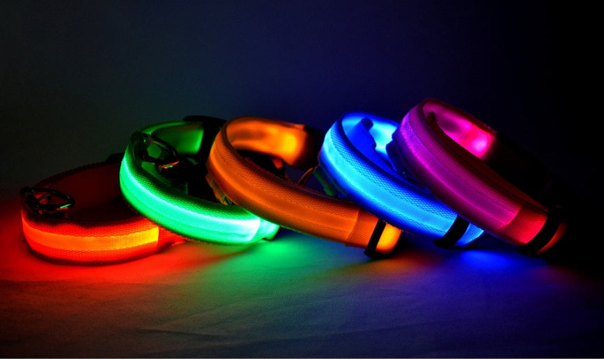 Nylon LED Luminous Pet Collar