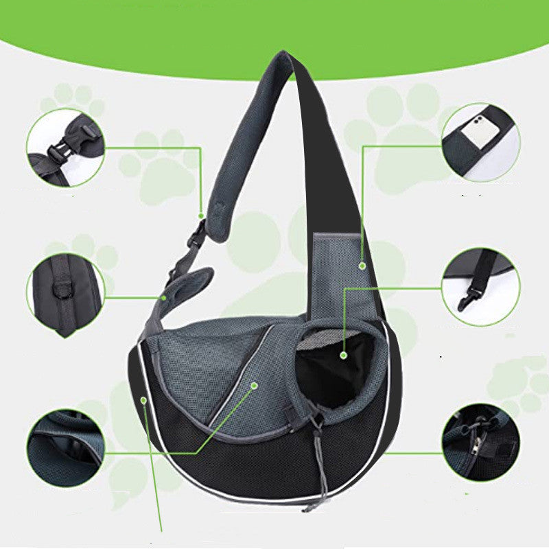 Portable Crossbody Bag for Pets