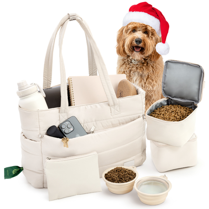 Puffer Dog Travel Bag for Dog Moms