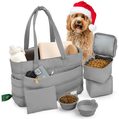 Puffer Dog Travel Bag for Dog Moms