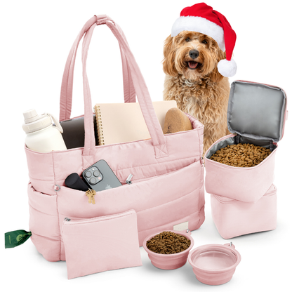Puffer Dog Travel Bag for Dog Moms