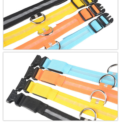 Nylon LED Luminous Pet Collar