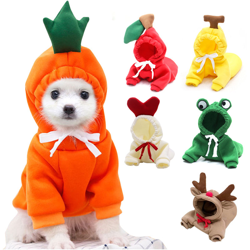 Cozy Fruit Dog Hoodie