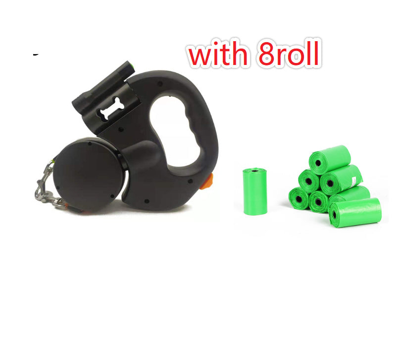 Retractable dual Dog Leash